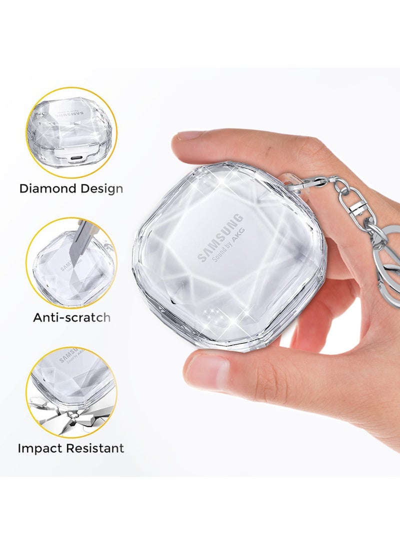 Samsung GalaxyBuds Live/Buds Pro/Buds2/Buds2 Pro Universal Bluetooth Headset Case PC Transparent Hard Shell Protective Case - Image 3