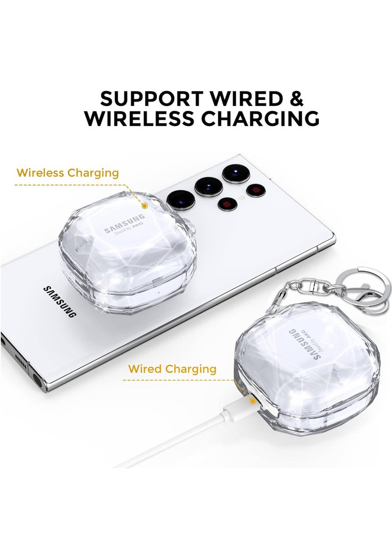 Samsung GalaxyBuds Live/Buds Pro/Buds2/Buds2 Pro Universal Bluetooth Headset Case PC Transparent Hard Shell Protective Case - Image 5