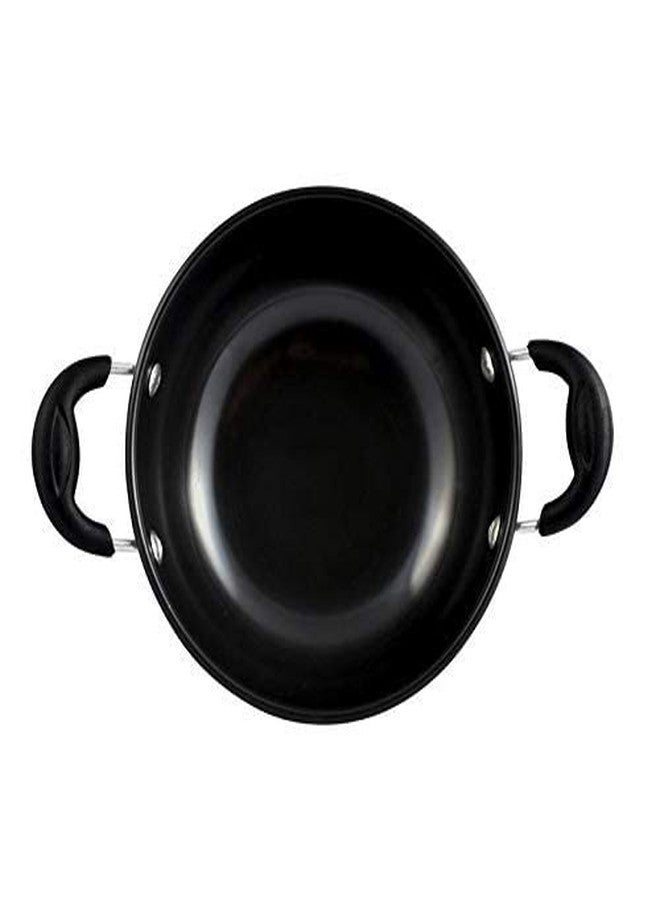 Yes Kitchen Aluminium Hard Anodised Non-Stick Deep kadai (Thick 3mm) Black Kadhai 1Liter to 5Liter (Aluminium, Non-Stick) (1.5 Liter) - Image 5
