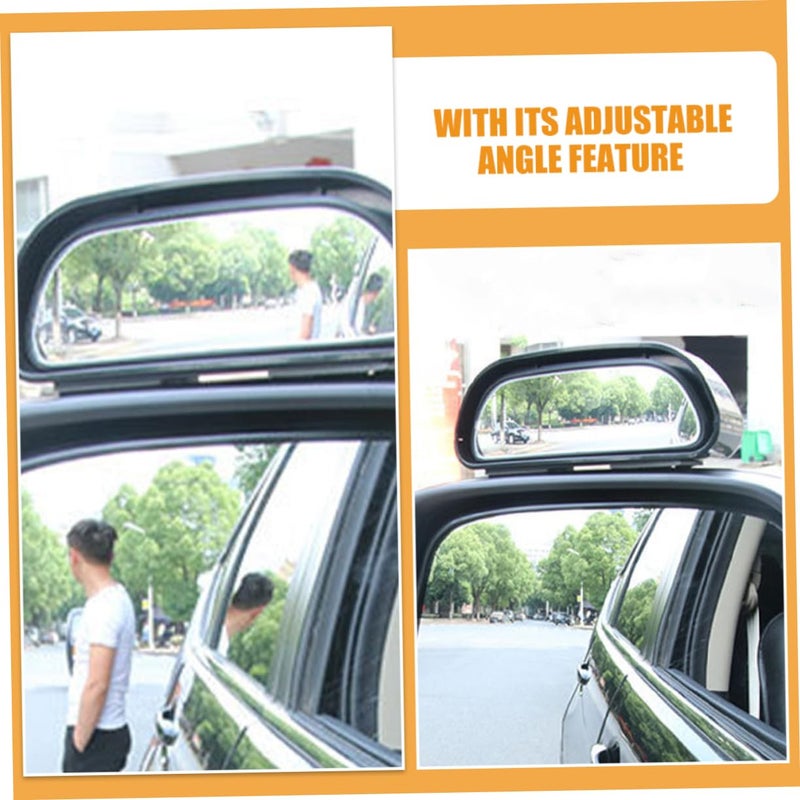 Extended Rear View Mirror Auxiliary Blind Spot Glass Safety Driving Enhancer - Image 5