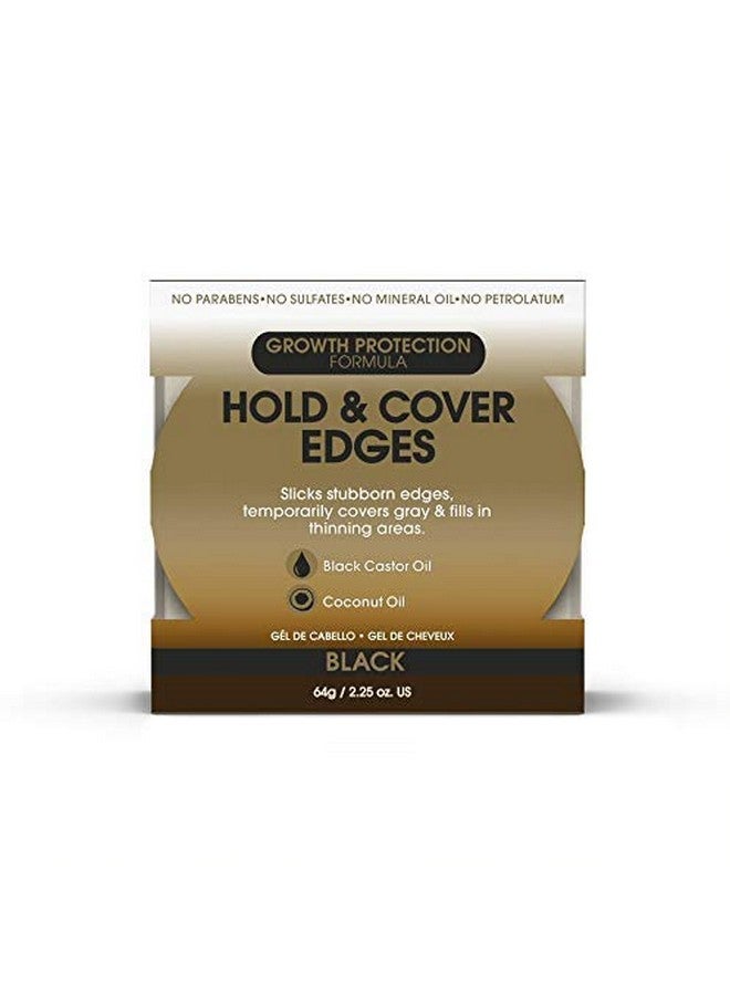African Pride Black Castor Miracle Hold & Cover Edges Slicks And Controls Edges Covers Grays Fills Thinning Areas Contains Black Castor Oil & Coconut Oil 2.25 Oz - Image 3