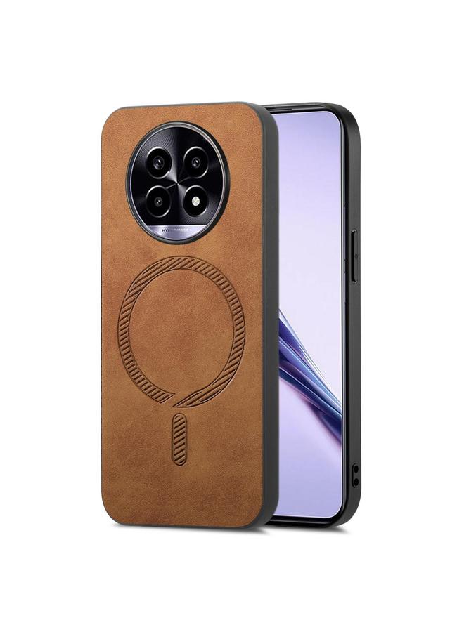 erorex Case For Realme 13 Pro 5G Retro MagSafe Magnetic PU Back Cover Phone Case - Image 1