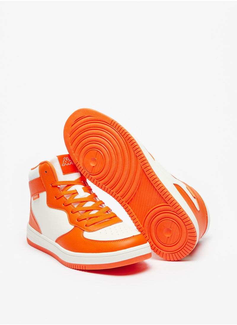 Kappa Mens Lace Up High Top Sneakers  - Image 4