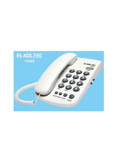 EL-Adl.Tec Landline Telephone-109BE WHITE 