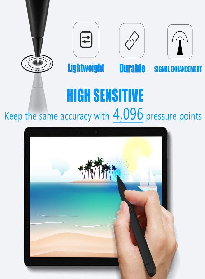 REEYEAR No Wear Out Stainless Slim Pen 2 Tips Replacement, Accurate Fine Control Pen Like Smooth Writing Nibs Compatible with Microsoft Surface Slim Pen 2,2 Pack - Image 5