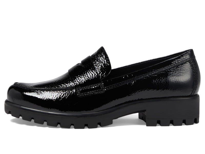 ECCO حذاء لوفر نسائي من ECCO مودترى، أسود لامع، 10-10.5 - Image 4