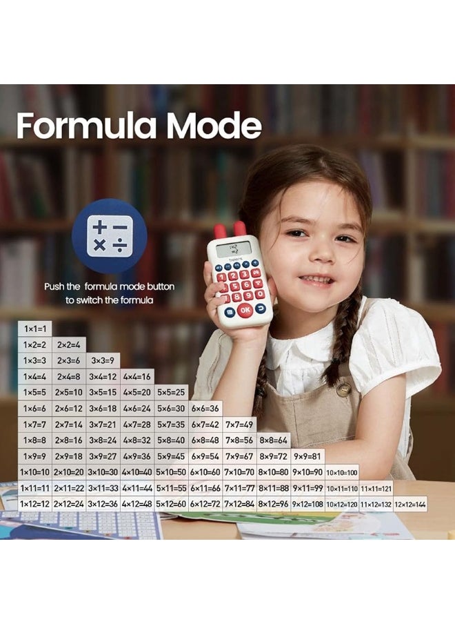 beiens - beiens Learning Toys for 4+ Year olds, Math Games, Educational Toys for Addition, Subtraction, Division and Multiplication Game, Electronic Math Flash Cards - Image 1