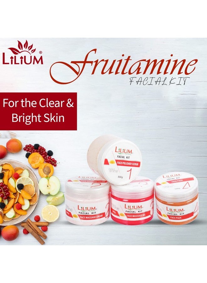 Lilium Fresh Fruit Facial Kit, 2kg | 4 Step Complete Skin Care - Image 1