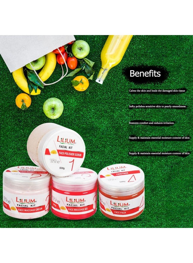 Lilium Fresh Fruit Facial Kit, 2kg | 4 Step Complete Skin Care - Image 3