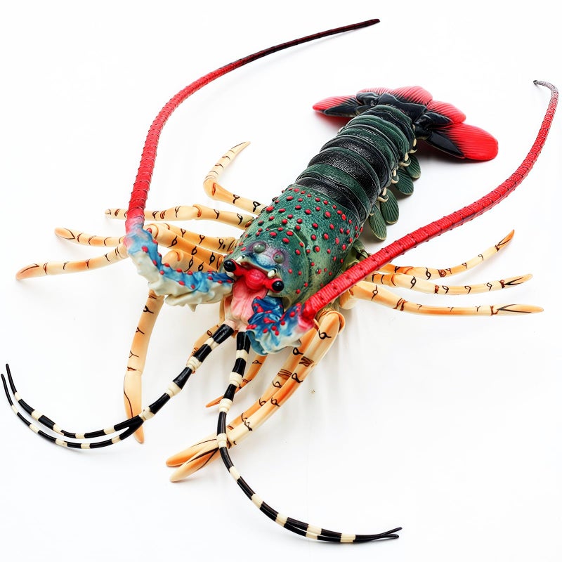 Higherbros Large Lobster Toys Sea Life Animal Toys Ocean World Realistic Marine Animal Creature Action Figure Birthday Cake Copper for Kids - Image 3