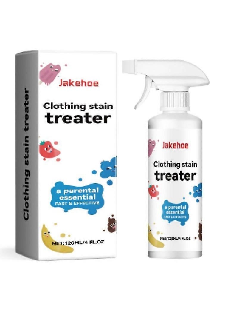 Jakehoe Stain Remover Spray, Stain Treater for Laundry, Messy Stain Remover 120ML  - Image 1