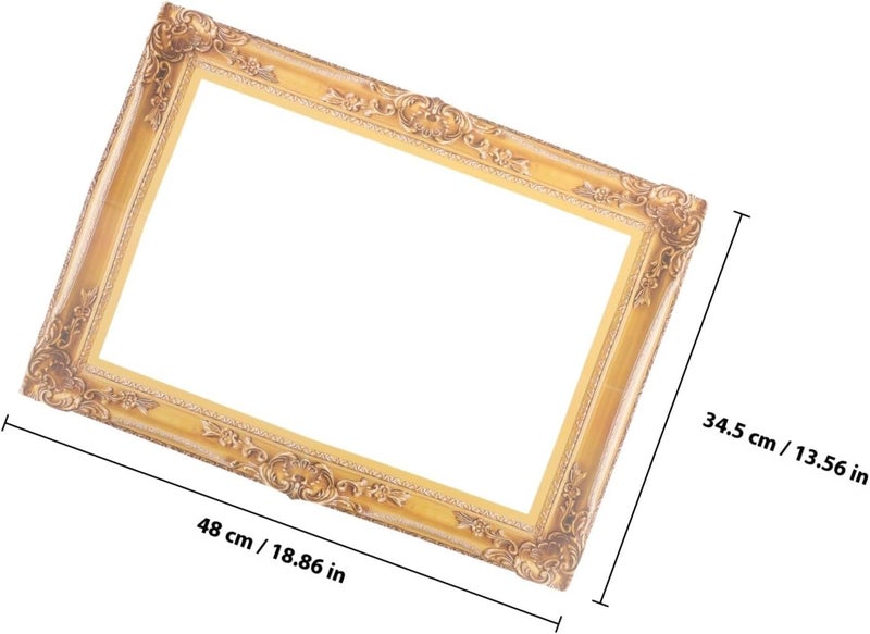 Portable Vintage Wedding Birthday Photo Booth Frame Props Paper Cutouts for Party Supplies - Image 2