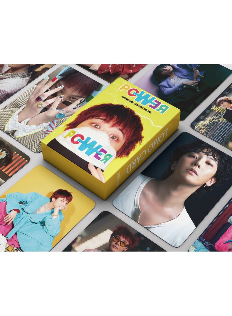 55 قطعة من بطاقات الصور لـ G-DRAGON وألبوم POWER Lomo الجديد - Image 1