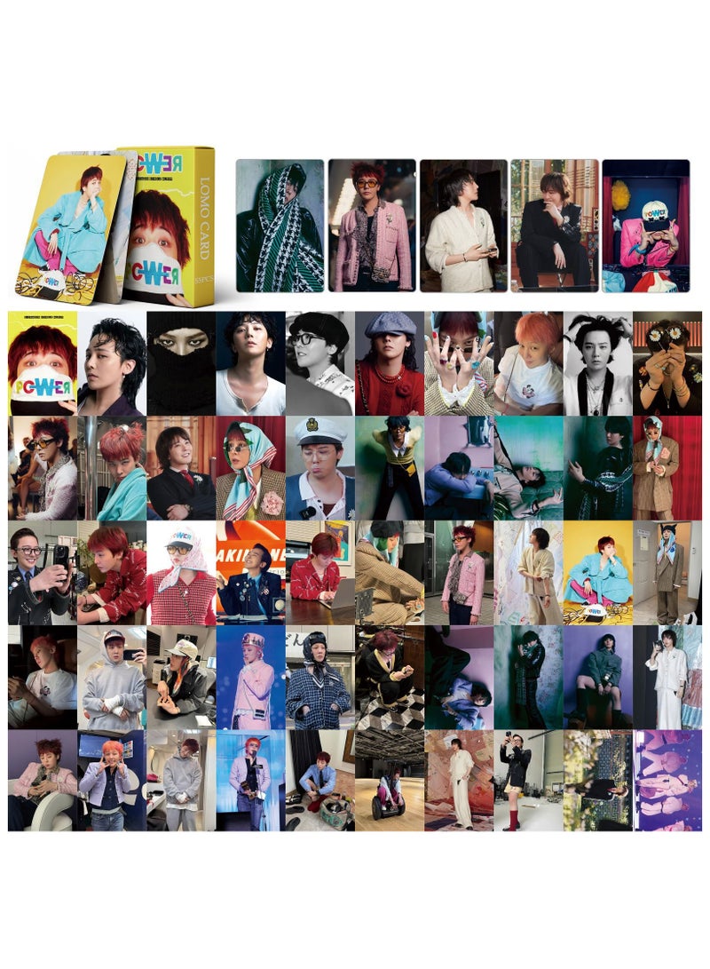 55 قطعة من بطاقات الصور لـ G-DRAGON وألبوم POWER Lomo الجديد - Image 2
