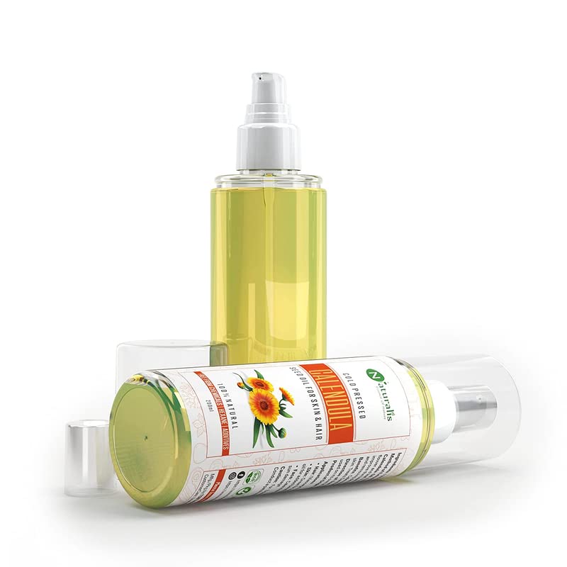 Naturalis Essence Of Nature Calendula Carrier Oil For Skin Care  Hair Care 200 Ml - Image 4