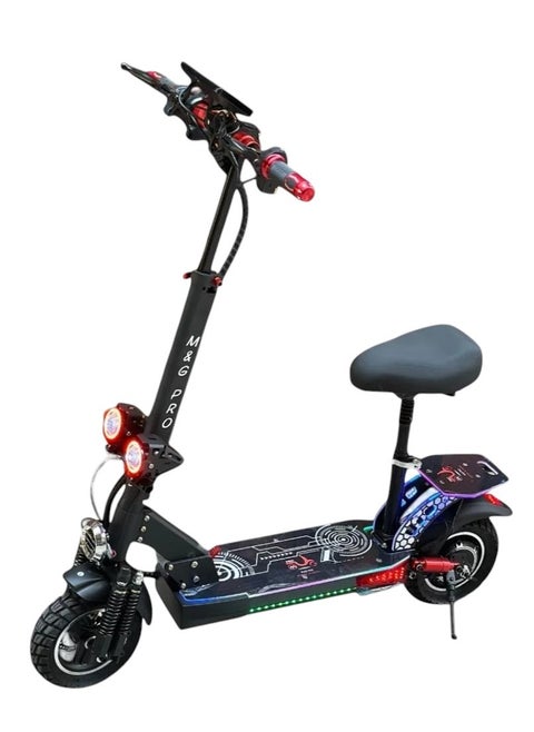Monster X12 Scooter - 48V 20000Ah Battery, Advanced Display, Desert Tires, and Powerful Off-Road Front Shocks