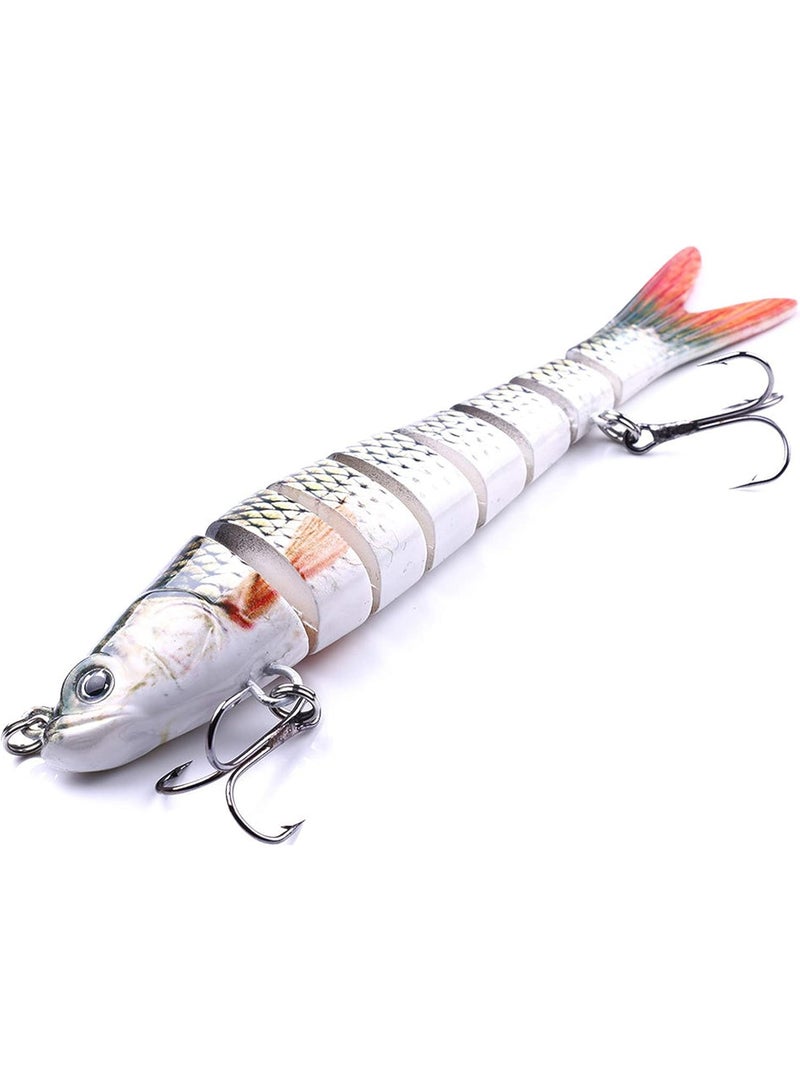 Generic 5pcs Fishing Lures, Multi-color Fish Attractant, 3D Eyes, 13.7cm Length, 27g Weight  - Image 5