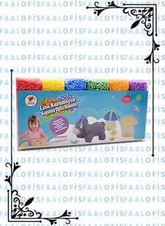 Non-Drying Foam Play Dough 1 Pack of 6