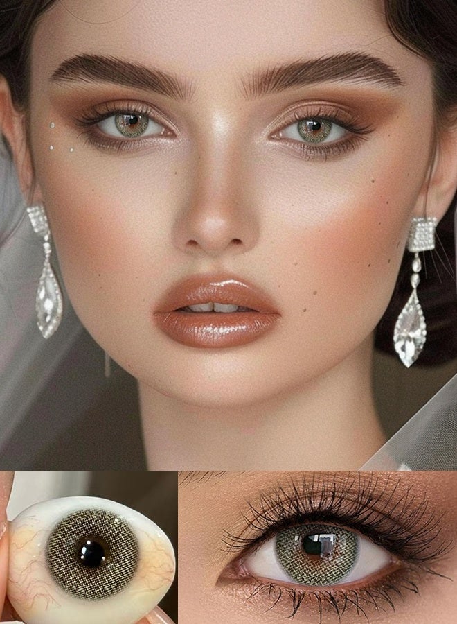 Freshlady Colored Contact Lenses Lime 14.20mm Yearly Disposable for Daily Wear - Image 1