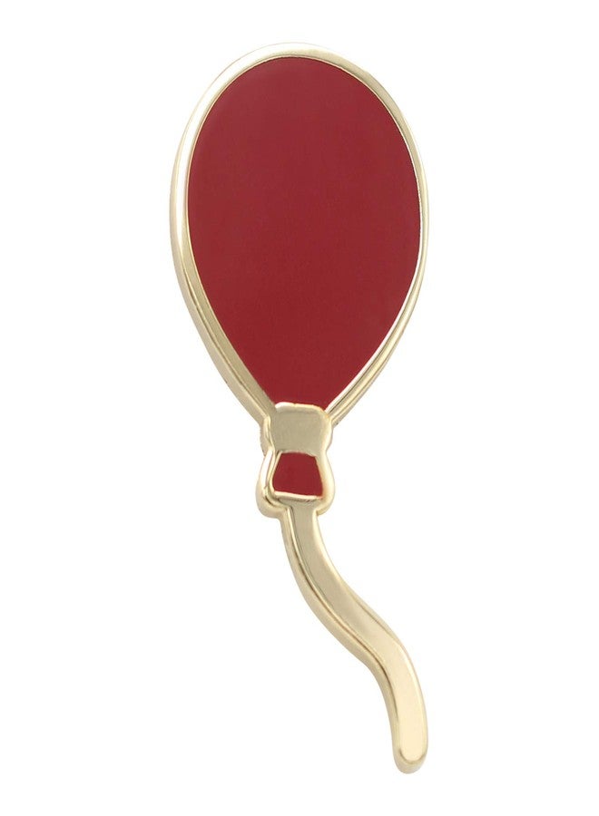 REAL SIC Balloon Pin - Celebration, Bridal & Baby Shower, Enamel Pin/Party Favor in Variety of Colors - Lapel/Brooch Jewlery Balloon Pin with Real Gold Plating (Red) - Image 1
