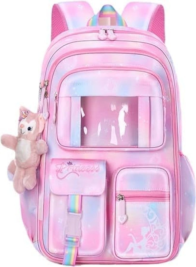 SGABANI Travel School Bag Backpack, Cute Backpack Aesthetics Large 16Inches Capacity Casual Day Pack Rucksack School Princess Bookbag for Girls - Image 1