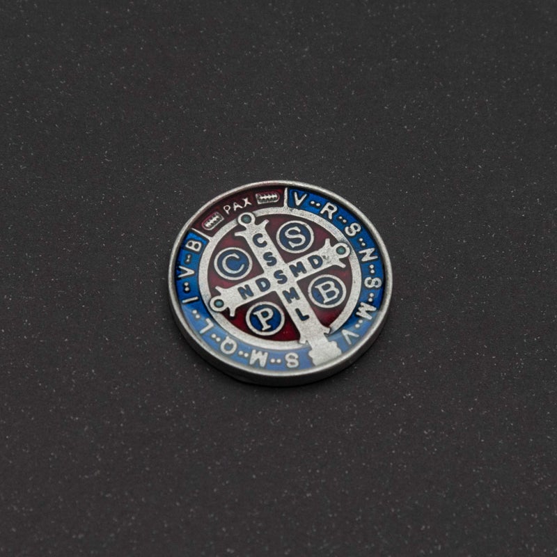 Intercessionâ„¢ Saint Benedict Pocket Medal (Silver) - Image 3