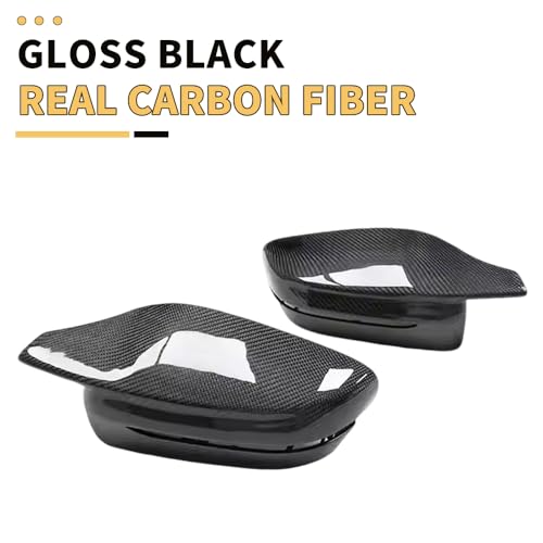 MAXDOM LLC MAXDOM Real Carbon Fiber Mirror Caps Compatible with G20 G21 G30 G31 G32 G11 G12 G14 G15 G16 Rearview Side Mirror Cover Replacement - Image 3