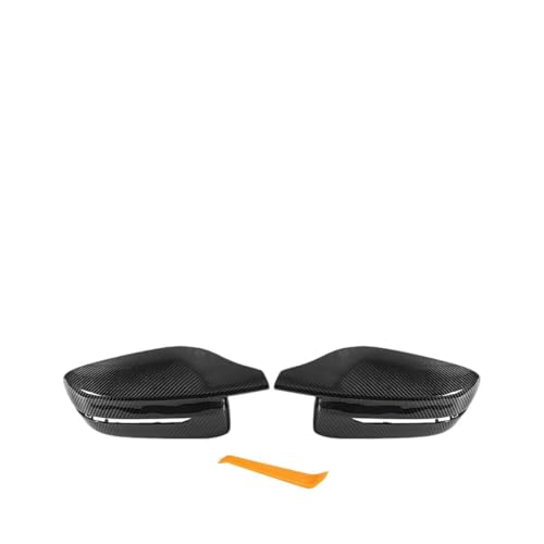 MAXDOM LLC MAXDOM Real Carbon Fiber Mirror Caps Compatible with G20 G21 G30 G31 G32 G11 G12 G14 G15 G16 Rearview Side Mirror Cover Replacement - Image 1