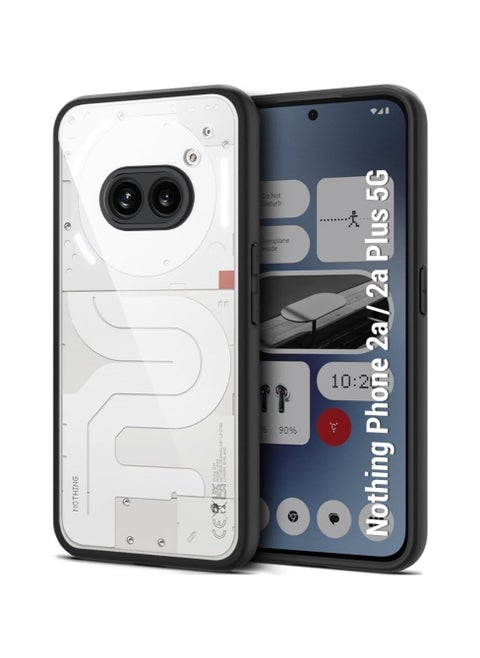 Clear Case for Nothing Phone 2a Plus 2024 Transparent Hard PC Back & Soft TPU Bumper [Not Yellowing] Shockproof Protective Phone Case Slim Fit Thin Cover for Nothing Phone (2a) Plus 2024