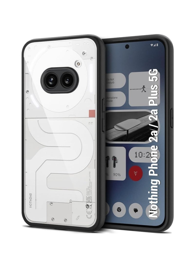 Generic - Clear Case for Nothing Phone 2a Plus 2024 Transparent Hard PC Back & Soft TPU Bumper [Not Yellowing] Shockproof Protective Phone Case Slim Fit Thin Cover for Nothing Phone (2a) Plus 2024 - Image 1