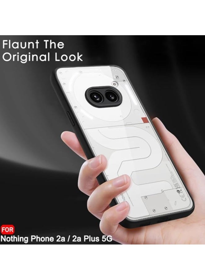 Generic - Clear Case for Nothing Phone 2a Plus 2024 Transparent Hard PC Back & Soft TPU Bumper [Not Yellowing] Shockproof Protective Phone Case Slim Fit Thin Cover for Nothing Phone (2a) Plus 2024 - Image 1