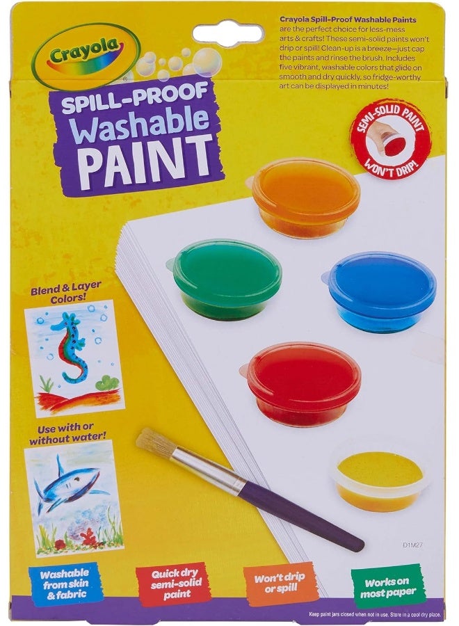 Crayola مجموعة ألوان كرايولا القابلة للغسل والمضادة للتسرب - Image 2