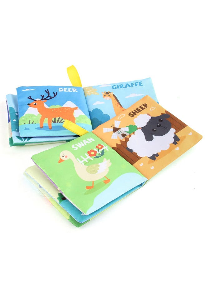 Source Manufacturer 4-page 8-side Baby Cloth Book Tearable Early Education Educational Baby Cloth Book Science And Education Toys - Image 5