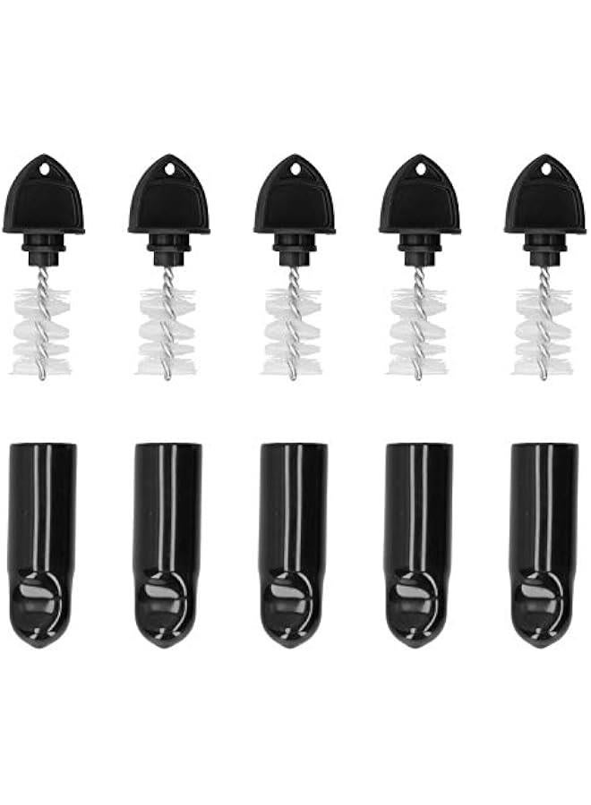 Faucet Spout washing Plug Brush Kit , 10 Pieces Faucet hat & Plug Brush , Beer Faucet Brush Plugs , Beer Faucet Tap washing Plug For Draft Beer Faucet hat , keg washing kit beer tap plug kegerator p - Image 1