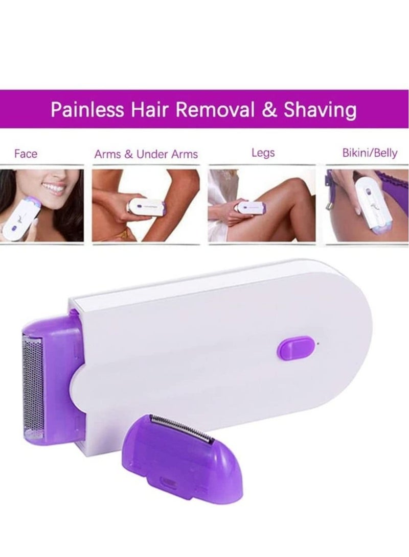 ELTRAZONE Smooth Touch Rechargeable Hair Removal Epilator - Painless Instant Hair Remover with Razor Sensor Light Technology  - Image 5