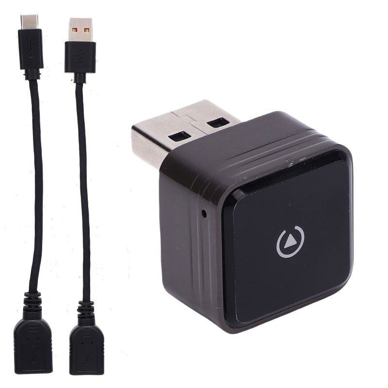 For Carplay Wireless Adapter Wired to Wireless for Android Auto Dongle with Plug and Play USB A Type C Cable - Image 1