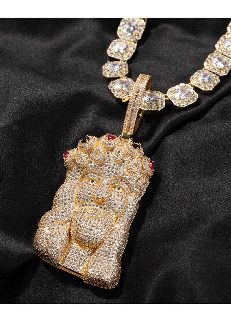 Gem قلادة عصرية للرجال  - Image 3