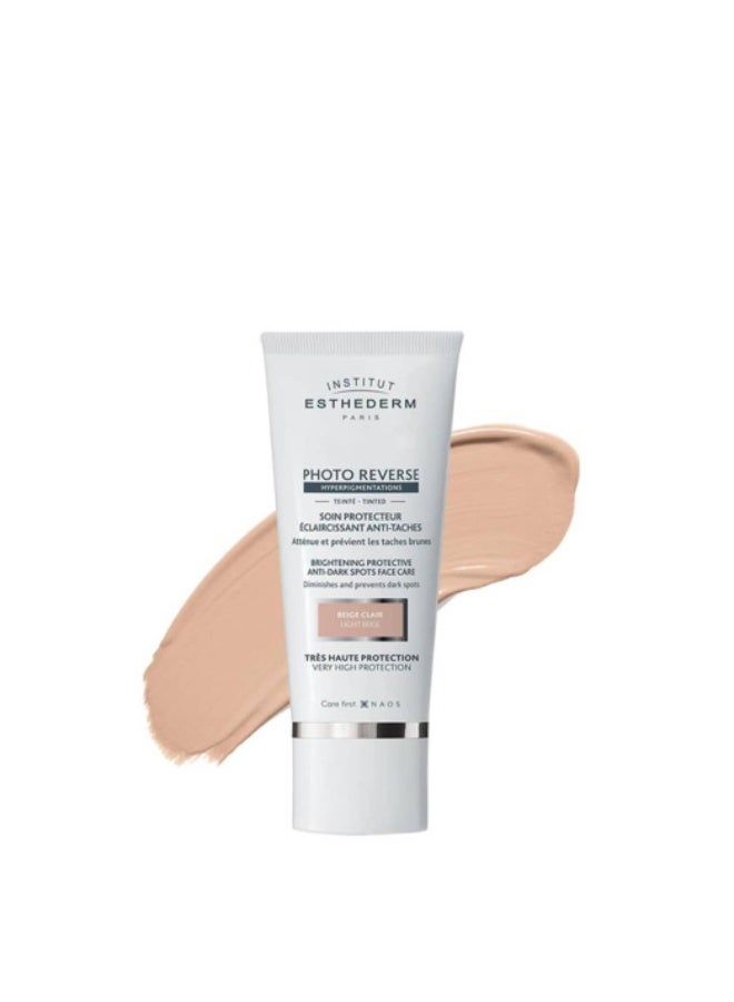 Esthederm Photo Reverse Tinted Brightening Protective Anti-Dark Spot Face Care Light Beige 50ml - Image 2