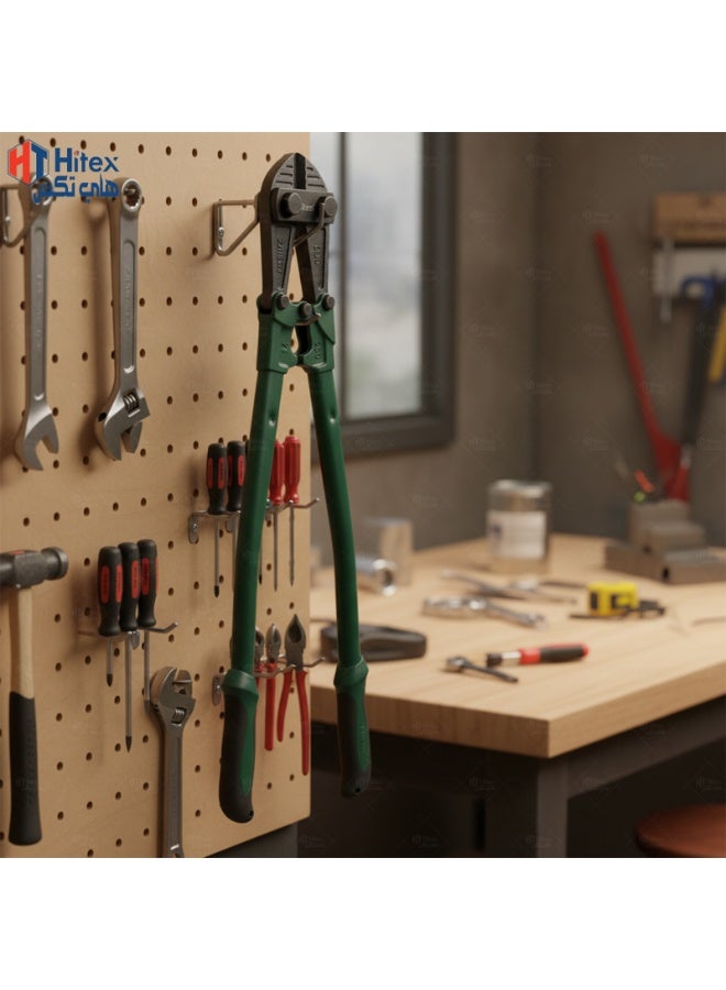 هيتكس قاطعة مسامير شديدة التحمل من يوكن مقاس 12 بوصة | شفرة من فولاذ الكروم فاناديوم، مصنعة بطريقة الحدادة، مقواة ومعالجة حرارياً | أداة احترافية لقطع المسامير مزودة بمقابض مغطاة لتوفير قبضة قوية | قاطعة سلاسل ومسامير - Image 5