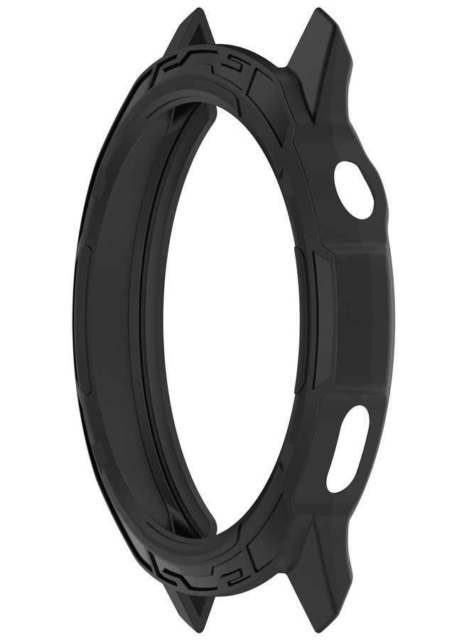 FanTEK Compatible with Garmin Venu 4 45mm Smart Watch TPU Cases, Soft Frame Protective Cover Scratch Resistant Shock Absorbing Case, Black - Image 4