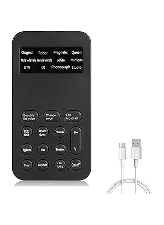 Generic Portable Voice Changer Mixer for Podcast Recording or Singing on Cell Phone, Laptop, or Computer  - Image 1