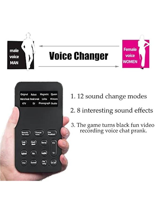 Generic Portable Voice Changer Mixer for Podcast Recording or Singing on Cell Phone, Laptop, or Computer  - Image 2