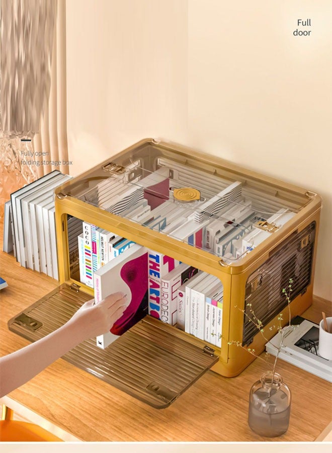 keke Versatile Foldable Transparent Storage Box for Books and Household Items 51.5 X 30 cm - Image 2