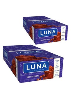 Luna Bar Gluten Free Snack Bars Chocolate Cupcake 8G Of Protein Nongmo Plantbased Wholesome Snacking On The Go Snacks (1.69 Ounce Snack Bars 30 Count)  - Image 1