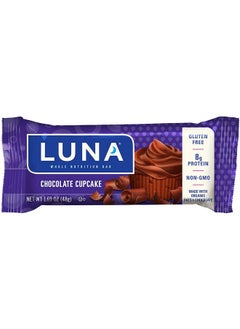 Luna Bar Gluten Free Snack Bars Chocolate Cupcake 8G Of Protein Nongmo Plantbased Wholesome Snacking On The Go Snacks (1.69 Ounce Snack Bars 30 Count)  - Image 2