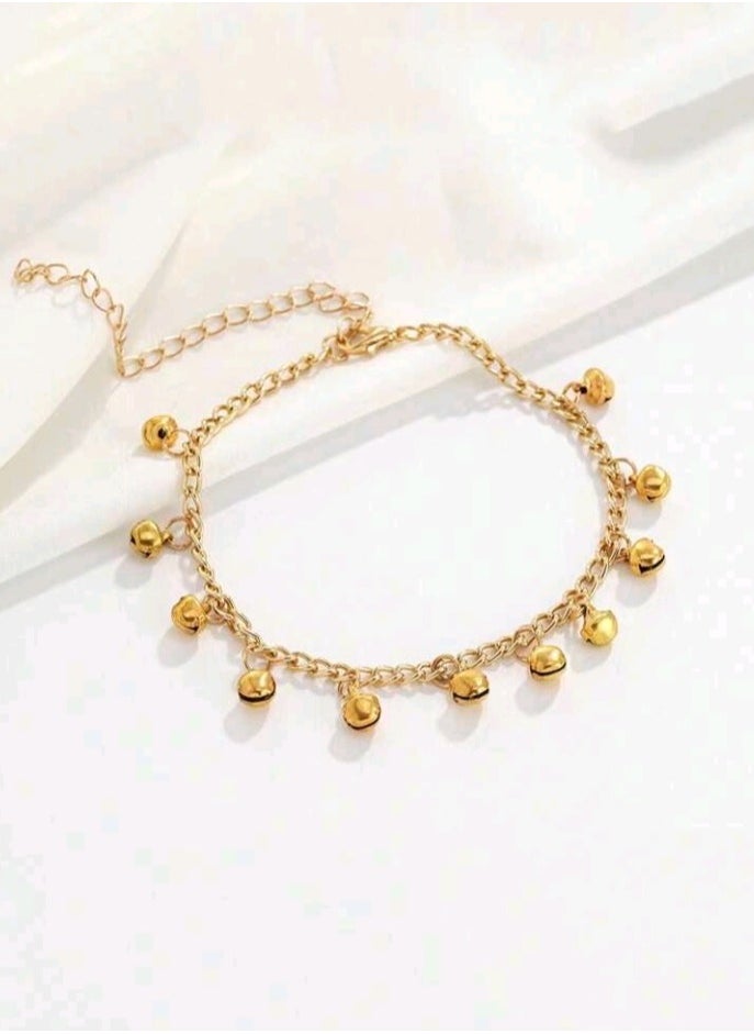 Jewelry For Life - Trendy Gold Plated Anklet For Women - Image 1