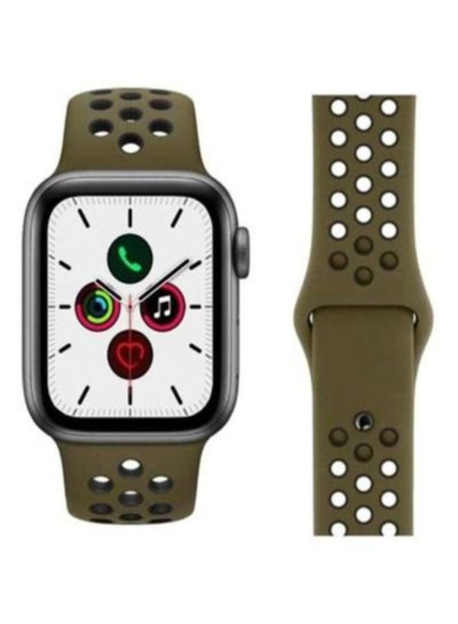 Replacement Watchband For Apple Watch Series 6/SE/5/4 40mm - 3/2/1 38mm 40millimeter Army Green Army Green