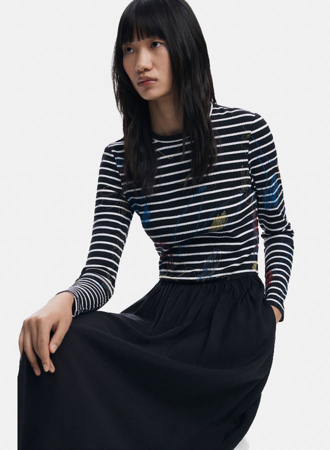 DESIGUAL Striped combined dress - Image 2