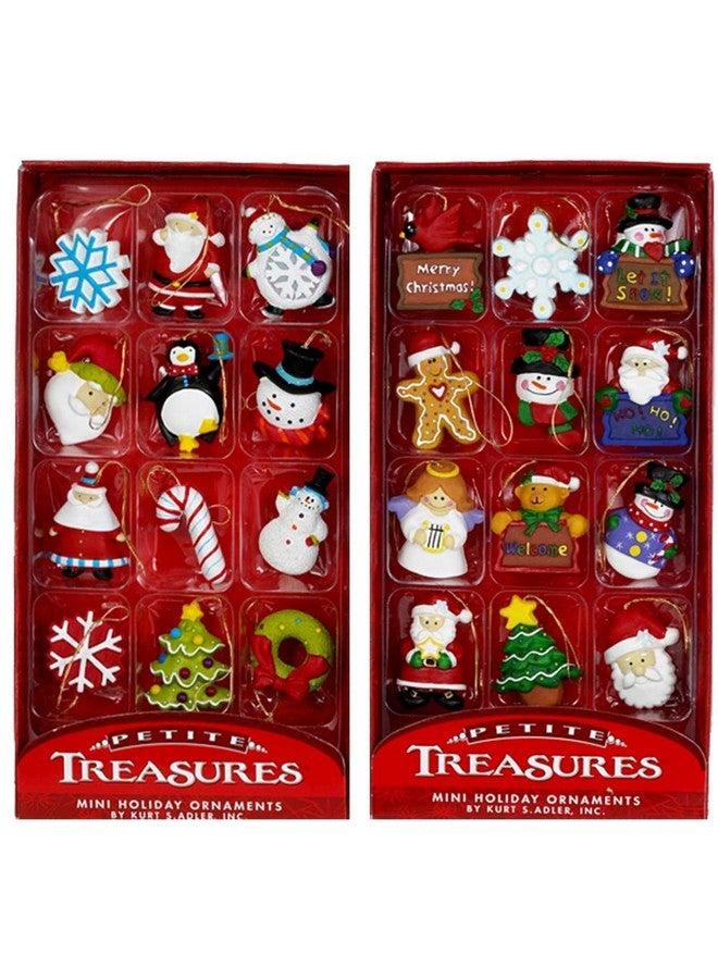 كورت أدلر مجموعة زينة صغيرة من كورت أدلر بيتيت تريجرز، ١٢ قطعة، عبوة من قطعتين - Image 1