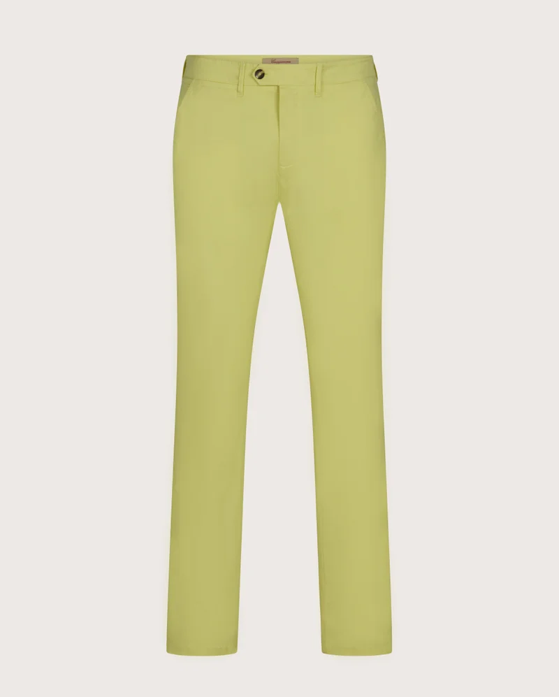 كاميتشسما Osaka Cotton Twill Chino Pants Yellow